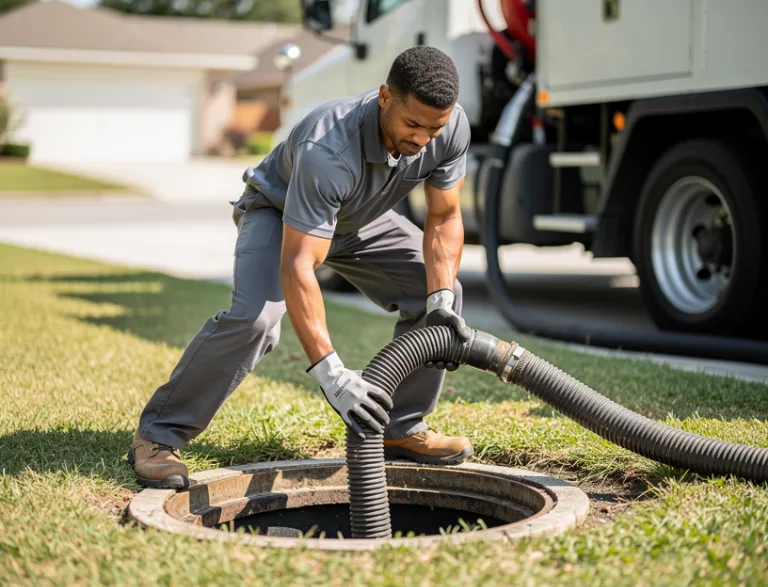 septic tank pumping Lansing-Westgate